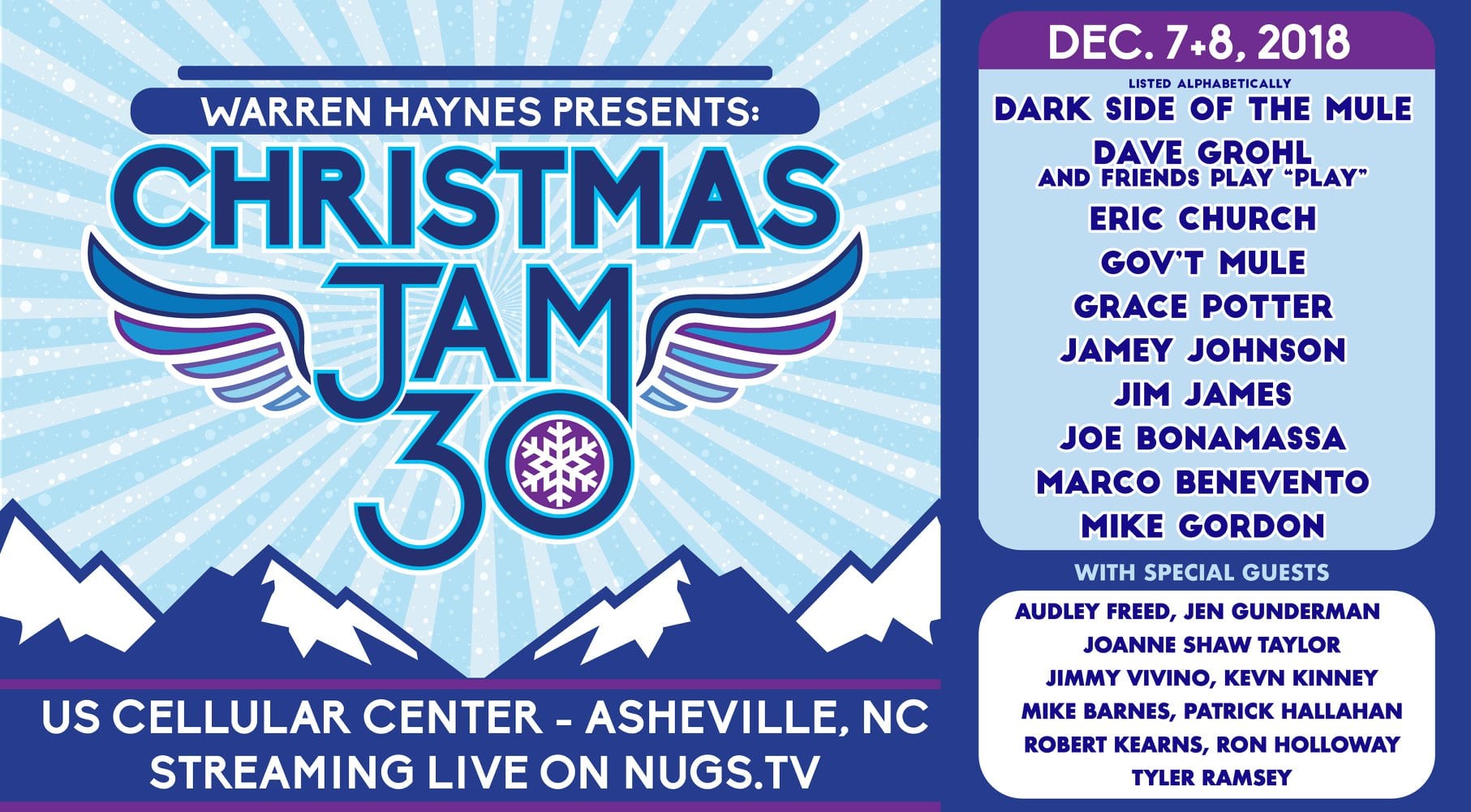 Warren Haynes Presents The Christmas Jam • MUSICFESTNEWS