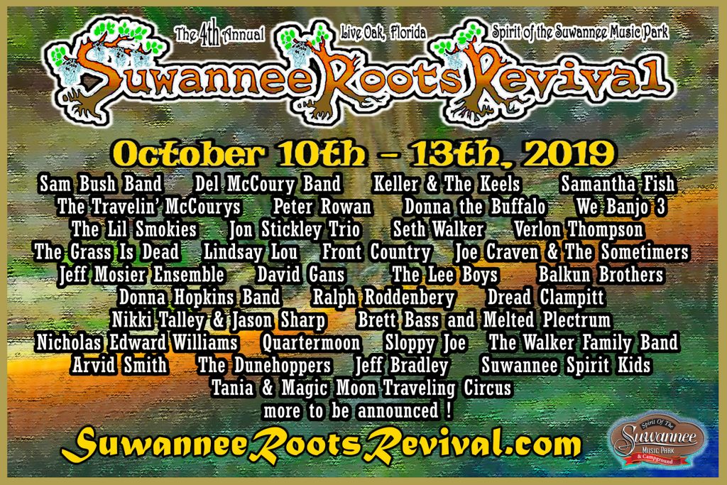 Suwannee Roots Revival Announces Schedule Teaser • MUSICFESTNEWS