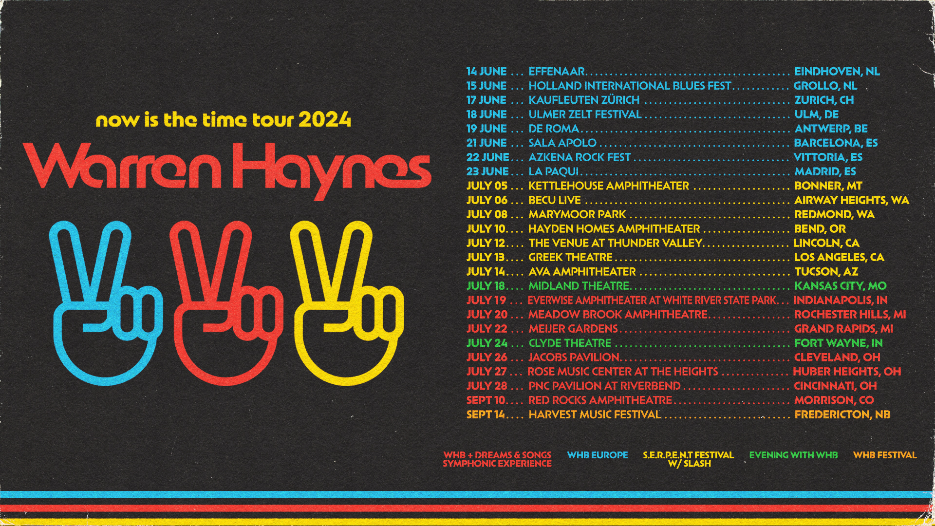 warren haynes tour dates 2023